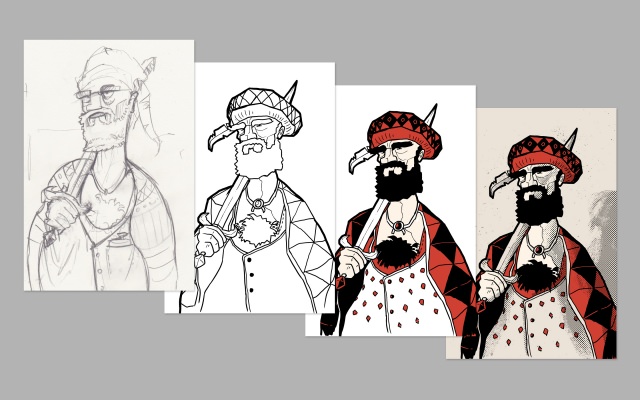 Geistreiz Spielkarten – Entstehung der Illustrationen