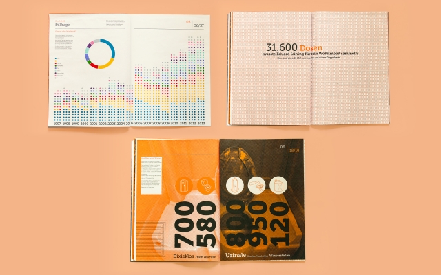 Hurricane Festival Visualized Information – Doppelseiten