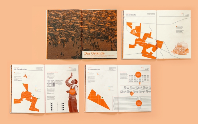 Hurricane Festival Visualized Information – Doppelseiten