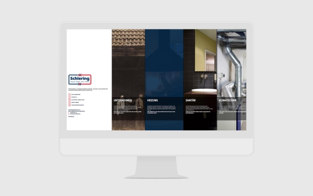 Schlering Website - iMac Mockup